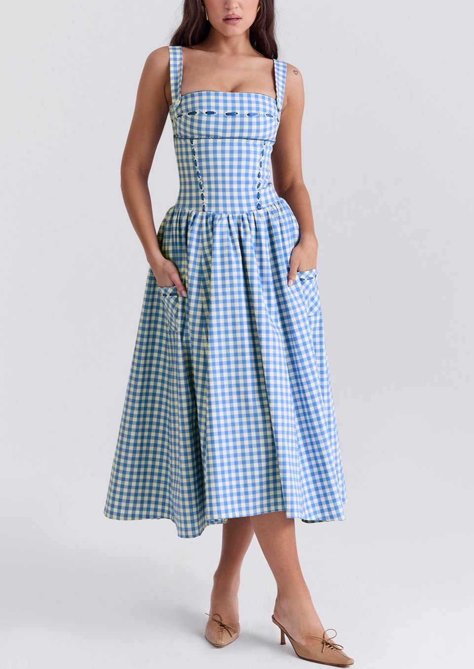 Ariana - Sleeveless Midi Sun Dress — view 7
