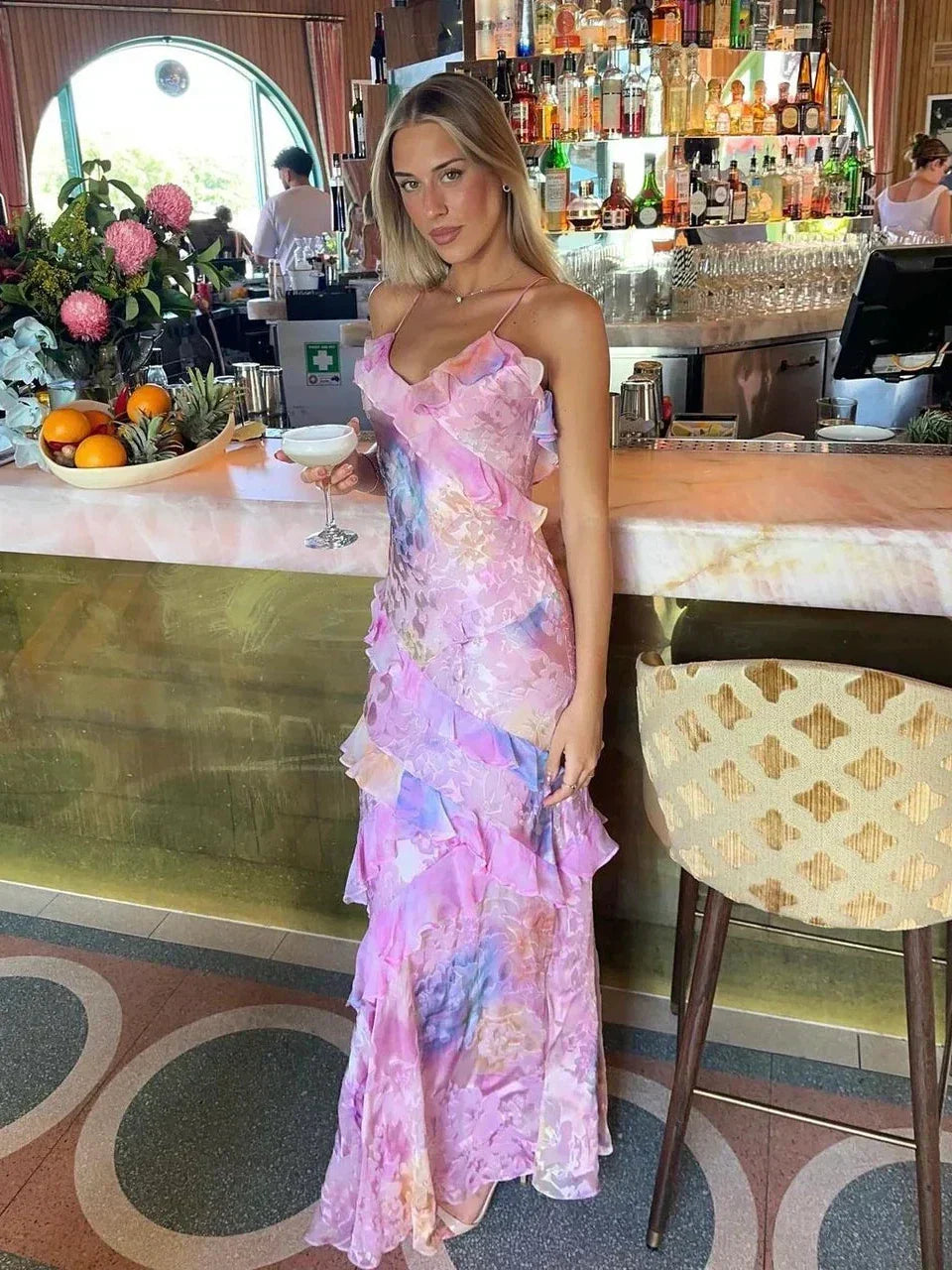 Cassidy - Charming Dress with Ruffles