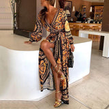 Faye - Boho Printed Dress — view 2