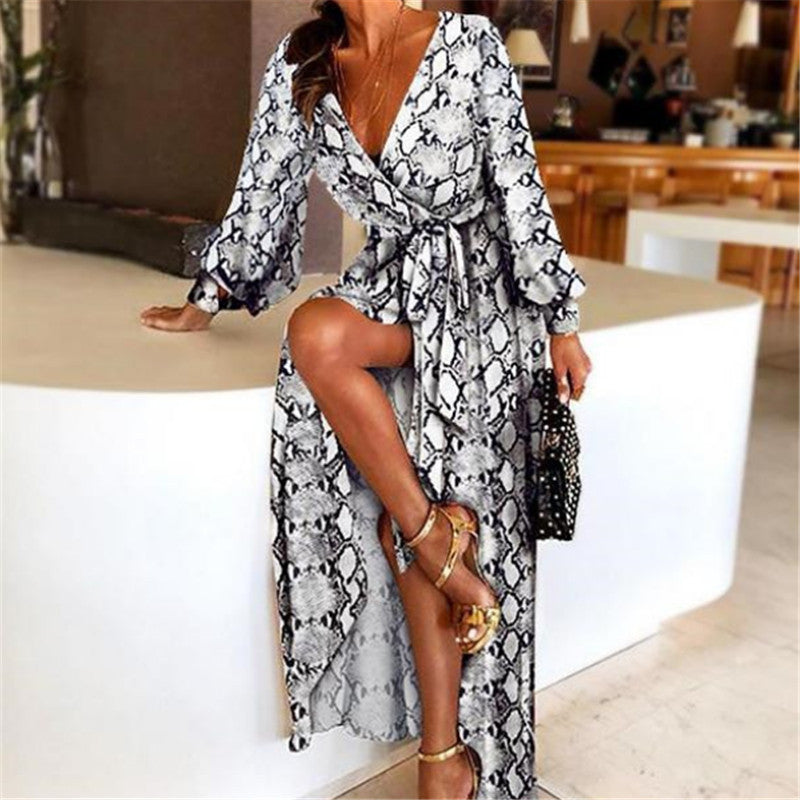 Faye - Boho Printed Dress — view 14
