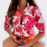 Romina - Classic Collar Blouse — view 4