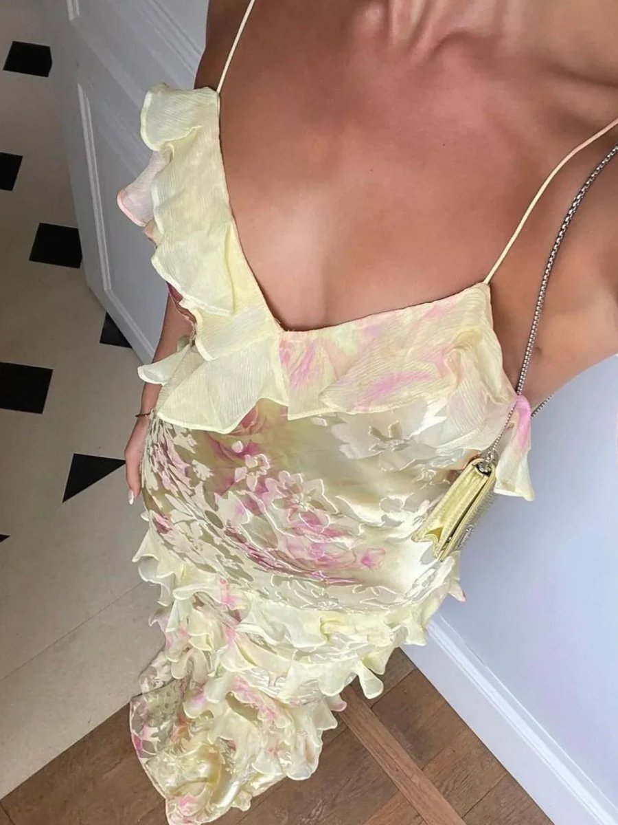 Cassidy - Charming Dress with Ruffles — view 3