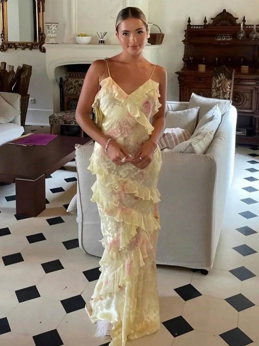 Cassidy - Charming Dress with Ruffles — view 2