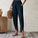 Essari - Pants with Slit Hem — view 4